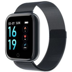 T80 Kleur Screen Smart Watch, Bloeddruk, Hartslag, Slaap Monitoring, Weerbericht, waterdichte Multi-Sport Armband