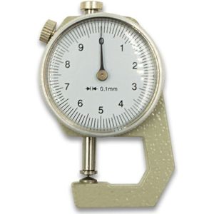 0.1mm dial Diktemeter 0-10mm 0-20mm Digitale Micrometer Dikte Meter papier meting tool leer dikte gauge