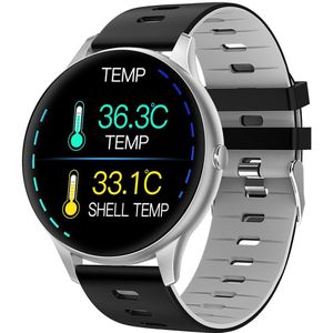 K21 Smart Horloge 1.3-Inch Ips Scherm BT5.0 Fitness Tracker IP68 Waterdichte Temperatuur Monitor Herinnering Camera Voor Android Ios