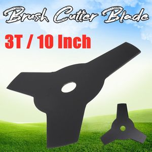 10 Inch 3 T Bosmaaier Trimmer Blade Bosmaaier Blade 3 Tand Vervanging Voor Grastrimmer Tuin Gereedschap Onderdelen