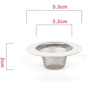 Rvs Spoelbak Rooster Drain Filter Val Afvoerputje Keuken Badkamer Bad