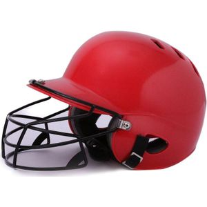 Professionele Honkbal Softbal Cather Helm Dubbele Lap Batting Helme