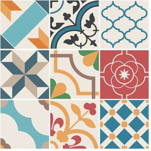 Muurstickers - Spaanse Mediterrane Vinyl Sticker - Oliebestendig - Zelfklevend - Renovatie