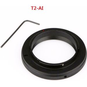 Foleto T MOUNT T2-AI Adapter Ring Lens Adapter voor Nikon camera D3S D300S D7000 D5100 D3100 D3000 D90 D60 d3300 d3400 d5300