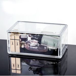 Combineerbare Transparante Make-Up Organizer Opbergdoos Acryl Make Up Organizer Cosmetische Organizer Make Storage Lades Organiseren