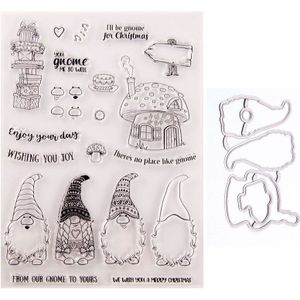 Kerst Postzegels Sneeuwvlok Kerstman Clear Stamps Woorden Transparante Siliconen Stempel Seal Voor Diy Papieren Kaart