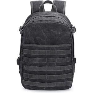 Vintage Waterdichte Canvas Video Foto Tas Gewatteerde Reizen Camera Laptop Rugzak met Statief Riem voor Canon Nikon Sony Lens Case