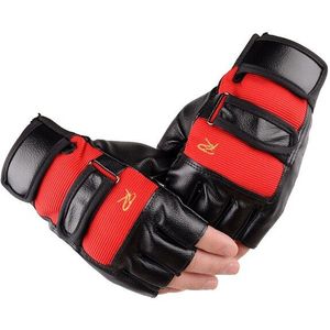 Handschoenen Mode Gym Handschoenen Vingerloze Mannen Vrouwen Fitness Werken Palm Pols Bescherming Wanten Half Vinger