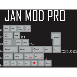 Kprepublic 139 Japan Japanse Wortel Lettertype Cherry Profiel Dye Sub Keycap Set Pbt Voor Gh60 Xd60 Xd84 Cospad Tada68 Rs96 87 104 Fc660