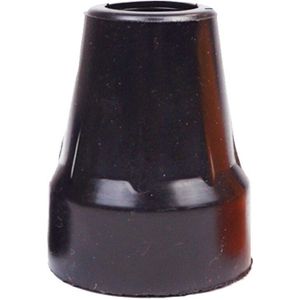 Rubber Wandelen Wandelen Stick End Cover Tips Cane Kruk Pad Rubber Zware Metalen Ferrule End Bodem Antislip