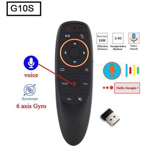 G10S Pro Voice Afstandsbediening G10SPro Bt 2.4G Wireless Air Mouse Gyroscoop Backlit Smart Tv Controller Voor Android Set-Top Box