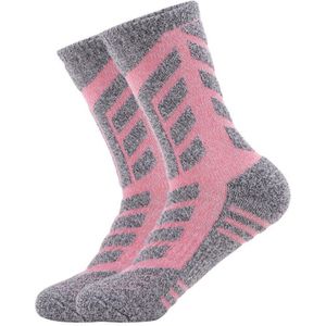 Vrouwen Warme Herfst Winter Sokken Zachte Kussens Laag Outdoor Sport Mid Calf Crew Sokken Voor Wandelen Trekking Camping Snowboarden