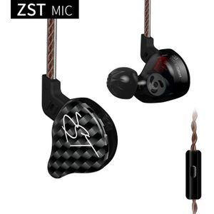 Kz Zst 1DD 1BA Zware Bass Koptelefoon Hifi Headset 4 Core Kabel Kz Zsn Pro Zstx ZS10 ES4 Zsx ES4 edx ES3 Zax AS16 AS12