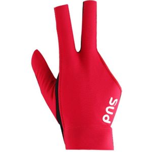 Pns Biljart Pool Cue Handschoenen Zwart/Rood/Blauw Links Rechterhand Duurzaam Comfortabele Handschoenen Professionele Handschoenen Billard Accessoires