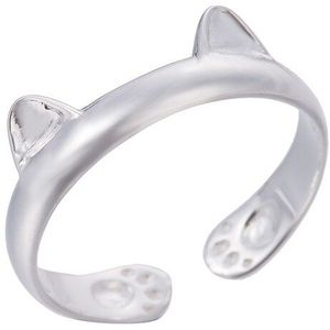 Yiustar Mode Verstelbare Groene Bladeren Ringen Voor Vrouwen Meisjes Sieraden Huwelijksgeschenken Mini Leuke Elegante Open Knuckle Vinger