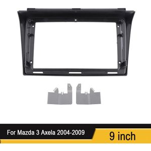 Auto Radio Fascias Voor Mazda 3 Axela 2004 9 Inch 2 Din Dvd Stereo Panel Dashboard Inbouwen Installatie frame