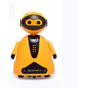 Inductieve Elektrische Robot Met Led Licht Auto-Inductie Auto Volgt Zwarte Lijn Track Voertuig Speelgoed Voor Kinderen