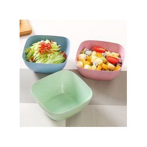Dessert Bowls/Kleurrijke Vierkante Ijs En Fruit/Salade/Snack/Droog Fruit Servies Dessert Kom Set, 5 stuks, 14.5*14.5*7 cm