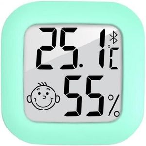 Guoyihua 0726B Mini Lcd Digitale Celsius/Fahrenheit Temperatuur Vochtigheid Meter Sensor Bt Kamer Thermo-Hygrometer Met Emotionele