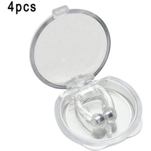 Magnetische Silicagel Nasale Clip Anti Snurken Apparaat Slaapapneu Bescherming Apparaat Clip Veilig Night Apparaat