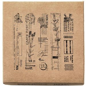 Vintage Collage Spons Stempel Bullet Journal Stempels Voor Scrapbooking Kaarten Decoratie Embossing Craft Standaard Stempel