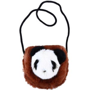 3D Leuke Vrouwen Panda Zak Unieke Messenger Bag Dames Pluche Schoudertassen Vrouwen Merken