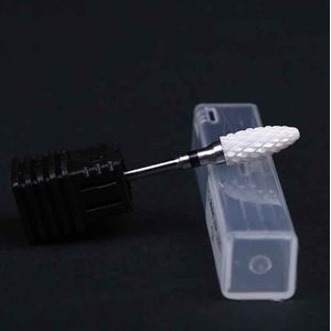 1Pcs Keramische Nail Boor (Xfine + Fijne + Medium + Grof + Xcoarse) bit 3/32 "5 Stijlen Nail Bits Voor Elektrische Boor Nail Accessoires