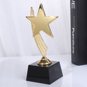 1Pc Duurzaam Resin Star Award Trofee Gouden Trofee Prijzen Decor Party Trofee Voor Sport