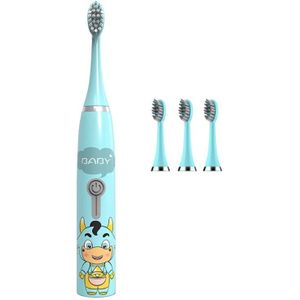 4XFB Leuke Vee Kinderen Automatische Tandenborstel Ultrasone Tandenborstel Elektrische Tandenborstel Voor Kinderen, Waterdicht