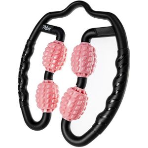 U-vorm Massage Roller Trigger Punt Voor Arm Been Nek Spierweefsel Fitness Gym Yoga Pilates Sport 4 Wiel Blokken yoga Roller