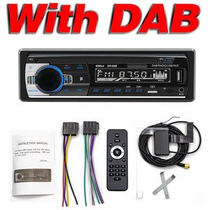 1 Din Auto MP3 Speler Fm Radio Dab + Digitale Audio Broadcast MP3/Wma Auto Bluetooth Card 4X60W Lcd-scherm Fm Usb Sd Aux Spelen