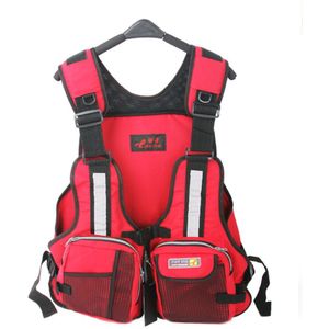 Verstelbare Vest Kajak Volwassenen Kano Water Sport Rafting Accessoires Rits Multi Pocket Mesh Zwemvest Vissen Zwemmen Varen