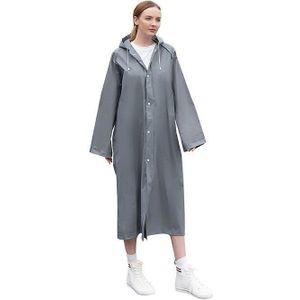 Eva Non Wegwerp Verdikte Volwassen Mannen En Vrouwen Lange Enkele Regenjas Outdoor Rijden Wandelen Poncho 220G