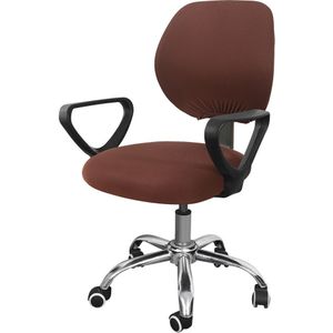 Junejour Office Chair Cover Solid Computer Stoel Cover Spandex Stretch Fauteuil Seat Case 2 Stuks Verwijderbare En Wasbare