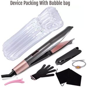 2 In 1 Professionele Stijltang Spiraal Wave Curler Platte Krultang Crimp Rechttrekken Gereedschap Hair Styling