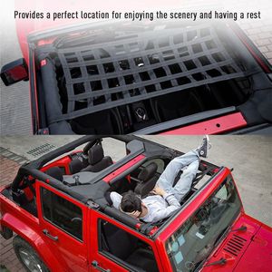 Auto Dak Top Soft Cover Rest Bed Hangmat Voor Jeep Wrangler Jk 07-18 Auto Accessoires