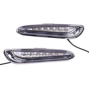 2 Kleur Auto Richtingaanwijzer Mistlamp Led-dagrijverlichting Voor Mazda 3 Axela Drl