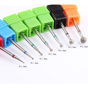 Tocassjo Bal Diamanten Nail Boren Cuticle Boren Roterende Bramen Voor Manicure Pedicure Elektrische Manicure Boor