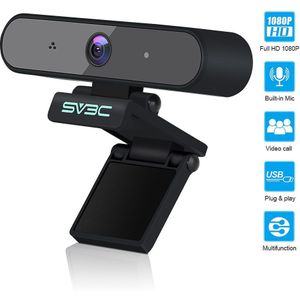 Full Hd 1080P Webcam Computer Pc Web Camera Met Microfoon Usb Plug Web Cam Voor Live-uitzending Video Bellen conferentie Webcam