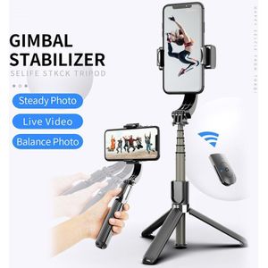 Selfie Stok Statief L08 Anti-Shake Voor Ios Android Telefoon Smartphone Voor Vlog Live Reizen Video Bluetooth Afstandsbediening houder