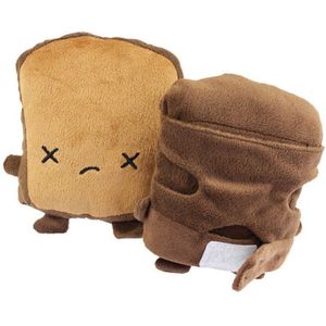 Usb Warmer Verwarmde Handschoenen Hand Warmers Handschoenen Vingerloze Leuke Toast Vorm Jaar Kerstcadeau Winter Handschoenen