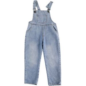 Lente Herfst Kinderen Meisje Jeans Overalls Voor Tieners Denim Rompertjes Kind Denim Jumpsuits Kinderen Jeans Broek Voor Meisjes Overalls