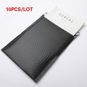 10pcs Zwarte Poly Bubble Mailer Self Seal Gewatteerde Enveloppen Mailing Zakken Verpakking Zak Wrap Opslag 6x7-Inch/150 * 180mm