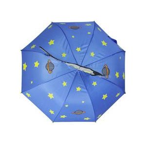 2-7 leeftijd kids studenten jongen paraplu cartoon blauwe raket ster jongen paraplu