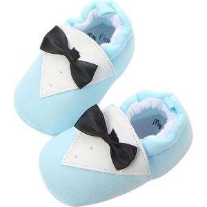 Mooie Baby Jongens Meisjes Warm Crib Schoenen Antislip Zachte Zool Katoen Eerste Wandelaars Schoenen Slippers Met Boog tie