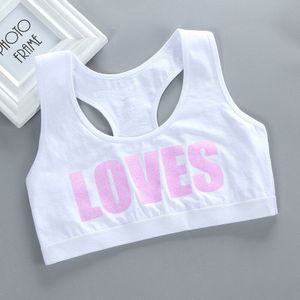 2Pc Tops Voor 12 Jaar Oude Meisjes Training Bras Kids Soft Ondergoed Meisjes Accessoires Ademend Kinderen Sport Bras Voor tiener 8-15
