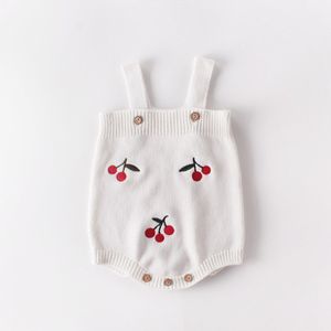 Koodykids Baby Lente Herfst Meisje Bodysuit Gebreide Wollen Trui Jas Siamese Trui Baby Body Meisjes Breien Rompertjes