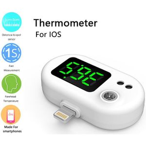 Kleine Smart Thermometer Mobiele Telefoon Plug En Play Voor Ios USB-C Menselijk Lichaam Thermometer Draagbare ℃℉ Infrarood Thermometer Digitale