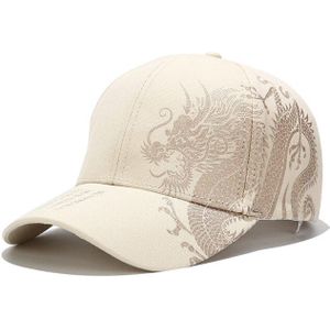 Dcebey Chic Chinese Stijl Draak Patroon Baseball Cap 100% Katoen Outdoor Caps Gorras Para Hombre Mens Trucker Cap