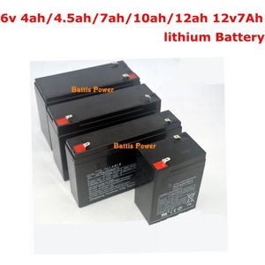 6 V 4ah 4.5ah 7ah 10ah 12ah 12 V 7Ah Lithium Batterij Voor Elektronische Weegschaal Toegangscontrole Kinderen Speelgoed Vliegtuig rc Tank Ups